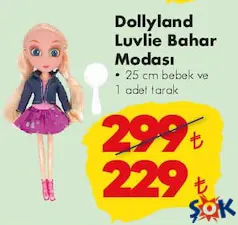 GOKİDY OYUNCAK DOLLYLAND LUVLİE BAHAR MODASI 25 CM BEBEK